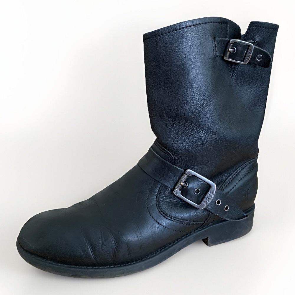 Frye Veronica Short Boots Biker Moto‎